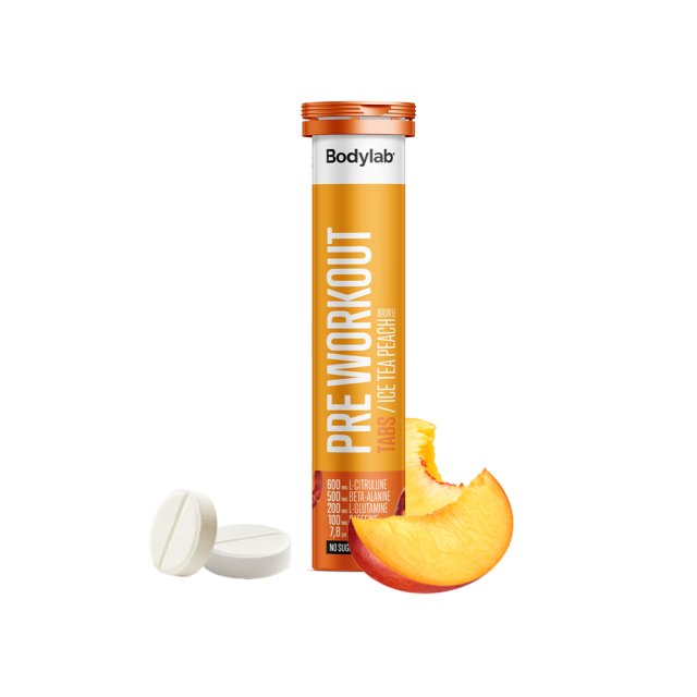 Pre Workout Tabs (20 stk) - Ice Tea Peach