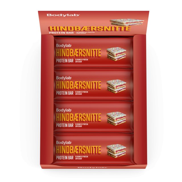 Protein Bar (12 x 55 g) - Hindbærsnitte