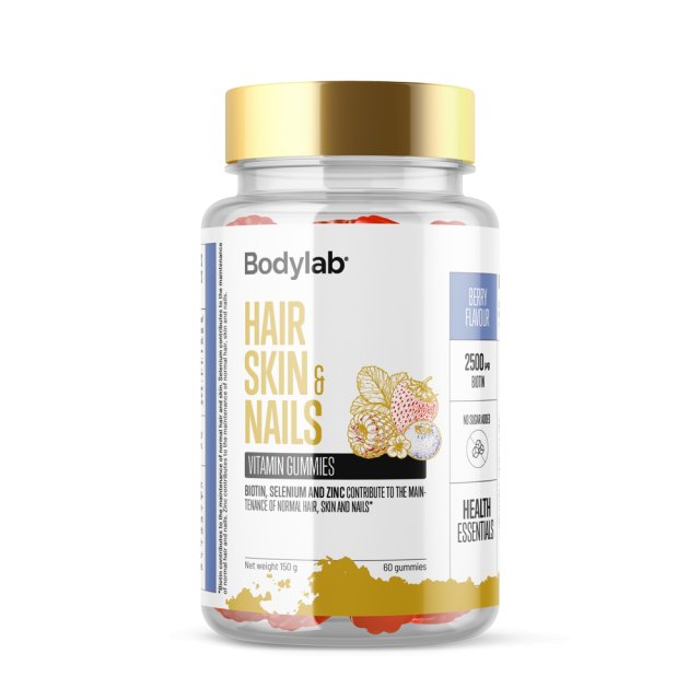 Hair Skin & Nails Gummies (60 stk) - Berry