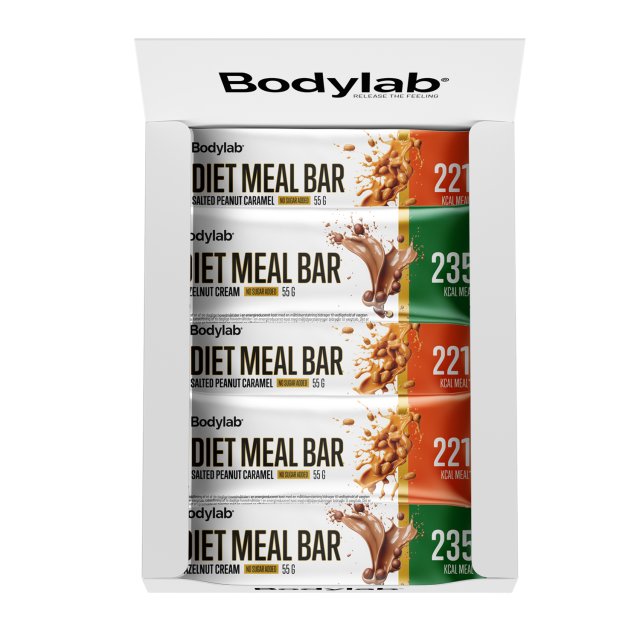 Diet Meal Bar (12 x 55 g) - Mix Box (Bedst før 21-08-2026)