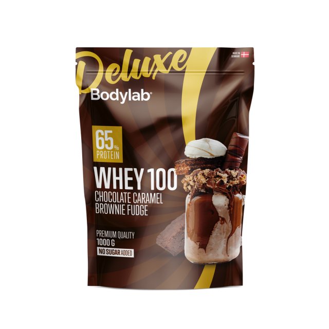 Whey 100 Deluxe (1 kg) - Chocolate Caramel Brownie Fudge