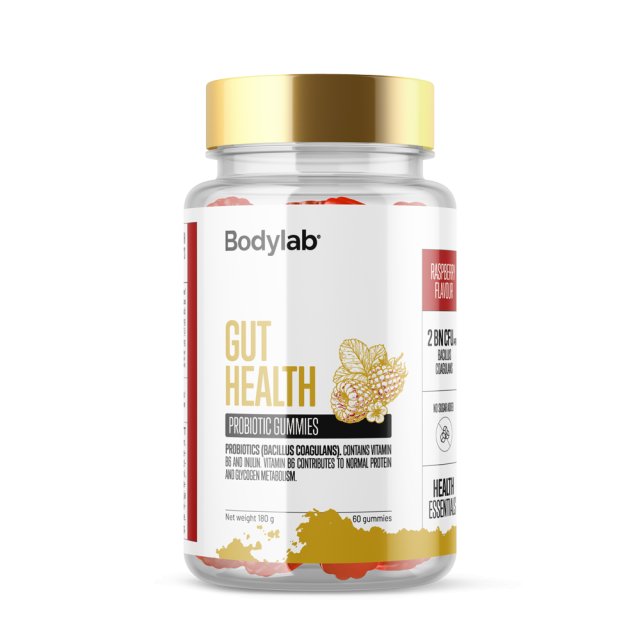 Gut Health Gummies (60 stk) - Raspberry