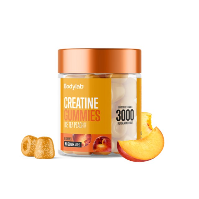 Creatine Gummies (90 stk) - Ice Tea Peach
