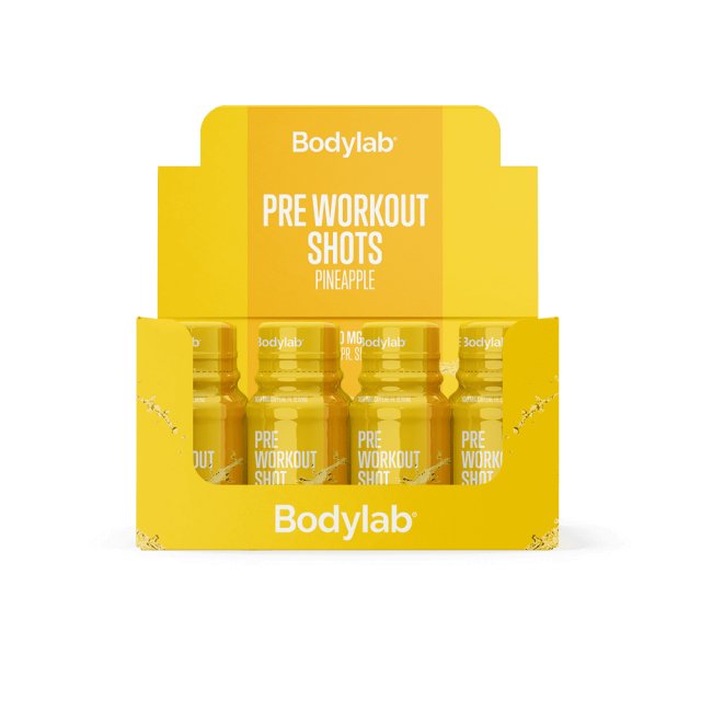 Pre Workout Shot (12 x 60 ml) - Pineapple