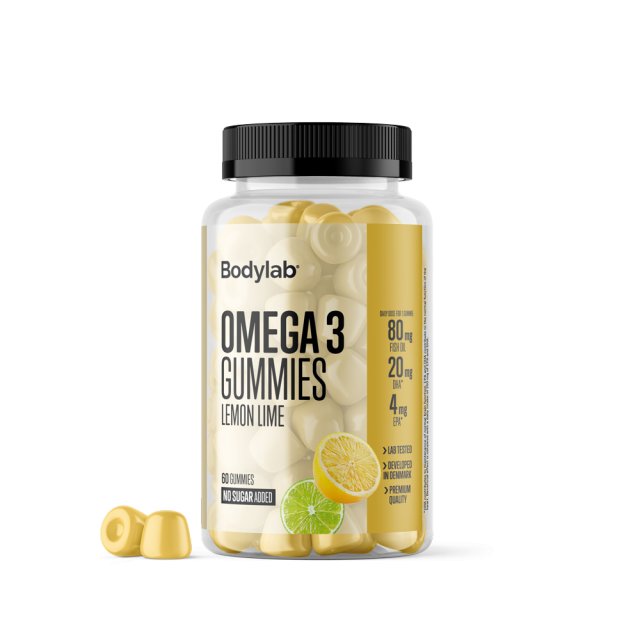 Omega 3 Gummies (60 stk) - Lemon Lime