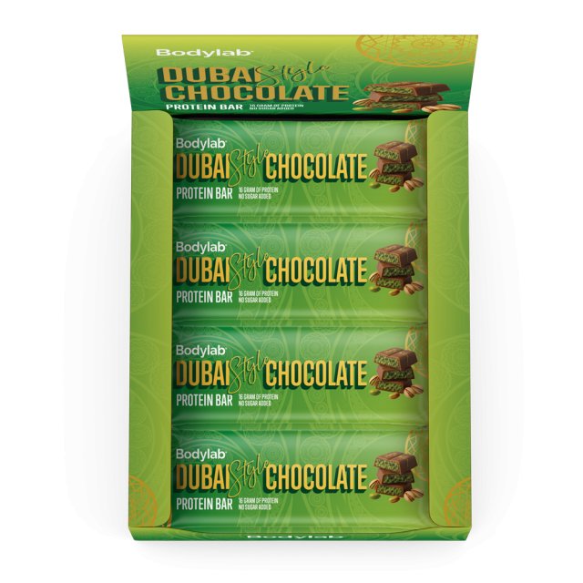 Protein Bar (12 x 55 g) - Dubai Style Chocolate