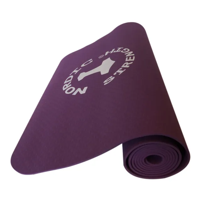 TPE yogamåtte Lilla (4 mm)