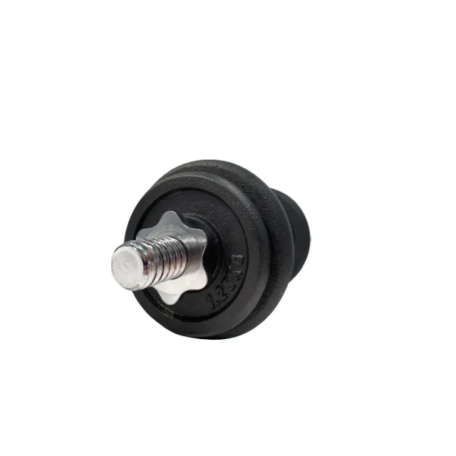 Peak Fitness - Justerbar Håndvægt - 30 mm  - Runde kanter - Jern - 10 kg
