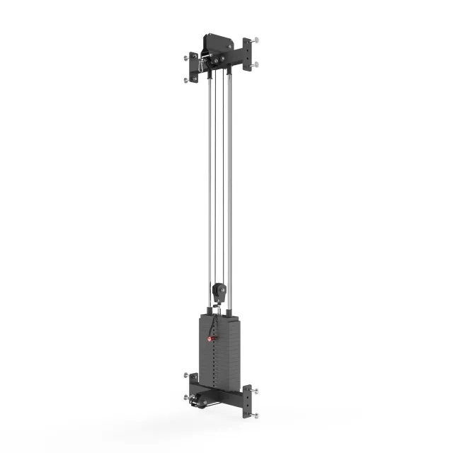 Crossmaxx Cable Bicep Tricep kabelstation med 1:2 udveksling og vægtstak til professionel armtræning