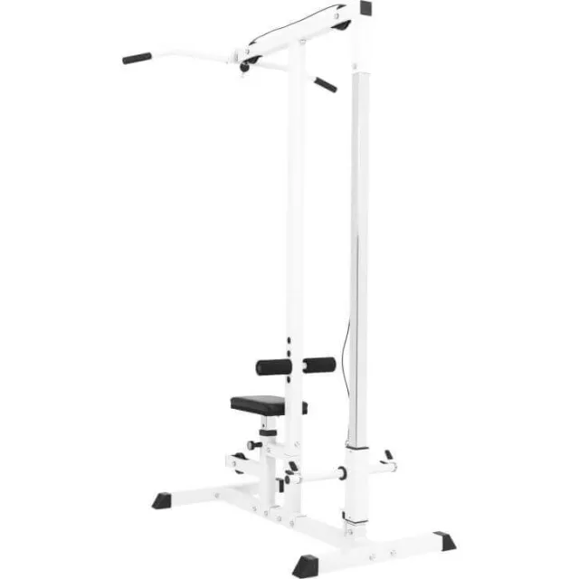 Trækstation / Latissimus tårn (hvid eller sort)
