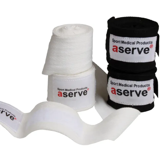 Aserve Hand Wraps Boksebandage Sort