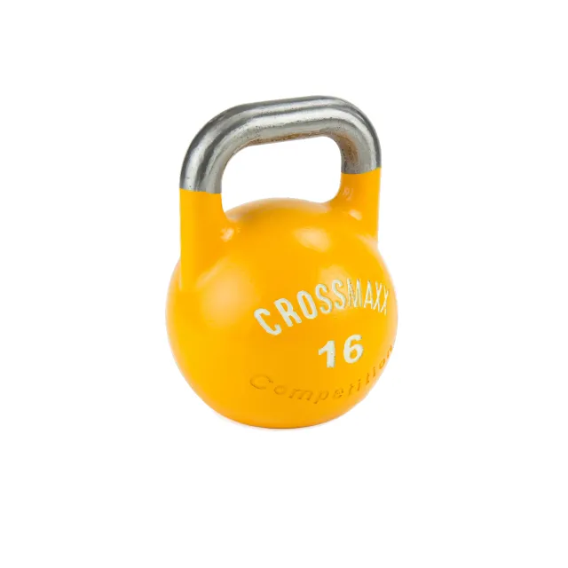 Crossmaxx Competition Kettlebell, 16 kg. Fremstillet i stål - yderst holdbar. Brug til funktionel træning, som crossfit udstyr og derhjemme
