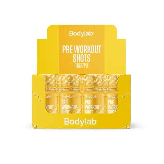 Pre Workout Shot (12 x 60 ml) - Pineapple