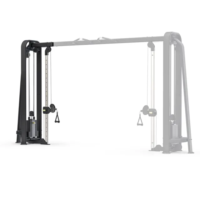 Intenza CMS Adjustable Pulley Station Matblack justerbar kabelstation med 81 kg vægtmagasin