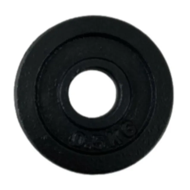 Vægtskive i jern 0,5 kg (30 mm)