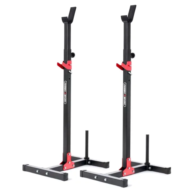 Home squat rack med skiveholdere
