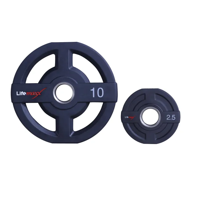 LMX PU Olympisk Disc 50mm 1,25kg - Brugt vægtskive med PU coating til styrketræning