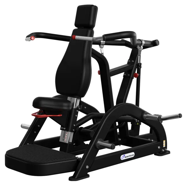 Nautilus Leverage Shoulder Press skulderpresmaskine, sort, 180x130x147 cm