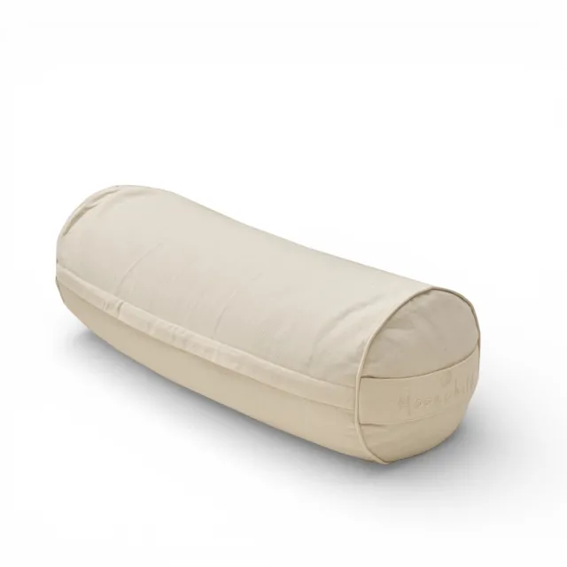 Moonchild Yoga Bolster 63x23 cm natur økologisk bomuld med boghvedeskaller
