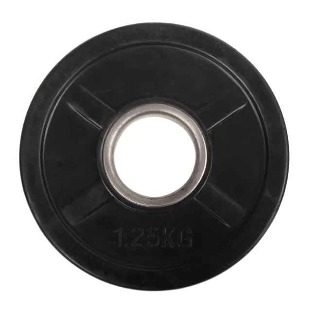 Peak Fitness -  50 mm vægtskive   - Jern - 1.25 kg - Sort