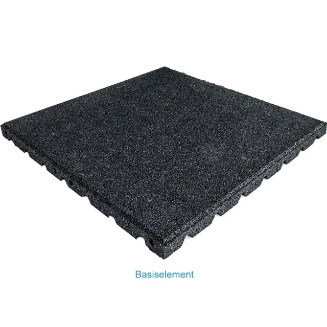 Fitnessgulv PRO (50x50x3 cm)(1 stk gulvplade)