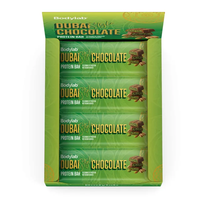 Protein Bar (12 x 55 g) - Dubai Style Chocolate
