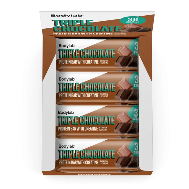 Protein Bar with Creatine (12 x 57 g) - Triple Chocolate
