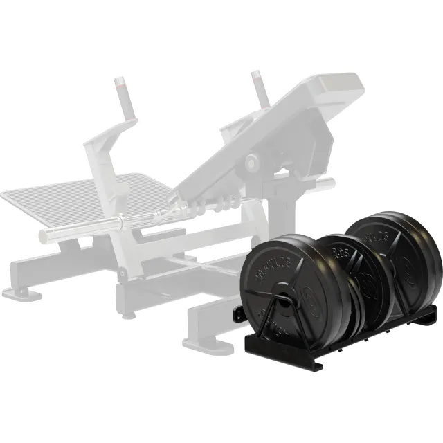 Nautilus Glute Drive Opbevaring Til Vægtskiver Leverage serie sort 71x28x23 cm