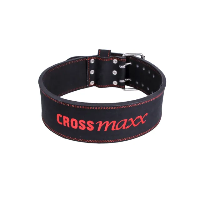 Crossmaxx Styrkeløft Bælte (Medium) 10 cm bredde sort/rød