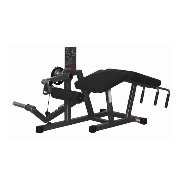 Inter Atletika Leg Curl Black plate loaded baglårsmaskine 150 kg 50 mm